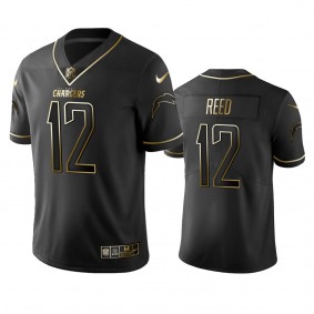 Chargers Joe Reed Black Golden Edition Vapor Limited Jersey